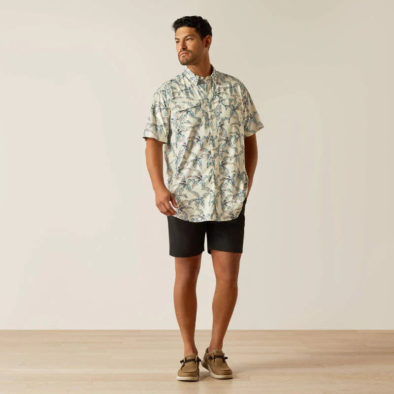 Ariat Men's VentTEK Papyrus Outbound Short Sleeve Shirt