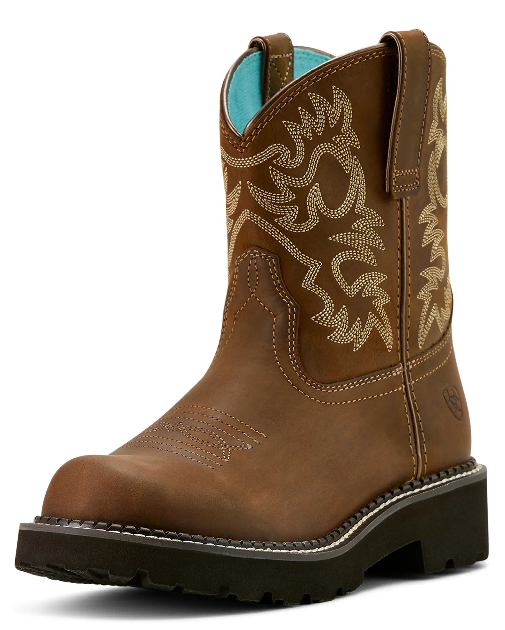 Ariat Women's Fatbaby Sassy Brown Western Boot