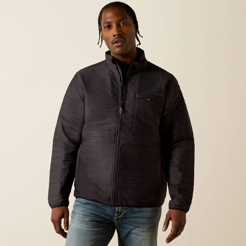 Ariat Men's Dark Grey Wylie Full Zip Jacket