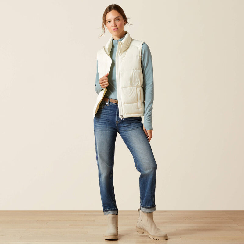 Ariat Star White UltraPuff Down Vest