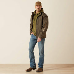 Ariat Men's Earth Green Logo Softshell Jacket