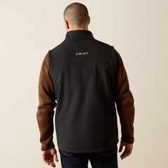 Ariat Men's Vernon Black Softshell Vest