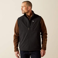 Ariat Men's Vernon Black Softshell Vest