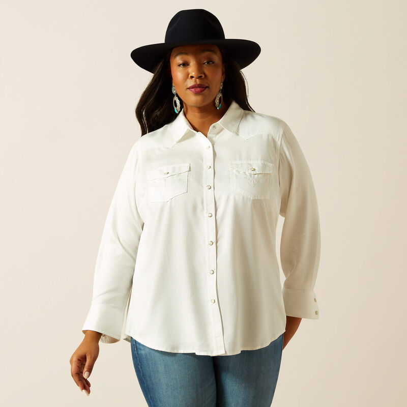 Ariat Timeless Western Cloud Dancer Button Up Shirt