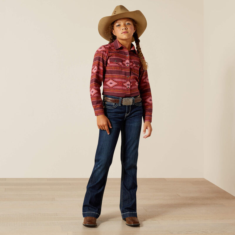 Ariat Girl's Rosa Jewel Long Sleeve Shirt