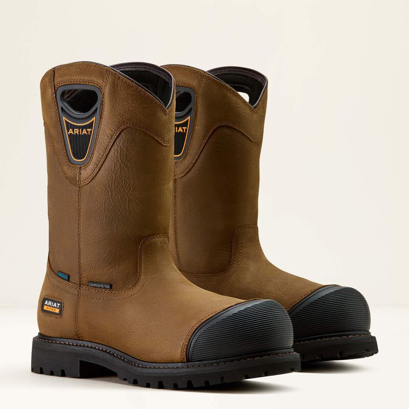 Ariat Men's Longview Shock Shield Waterproof Composite Toe Work Boot