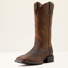 Ariat Men's Sport rustler Wide Square Toe Cowboy Boot