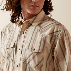Ariat Men's Off White Hines Retro Fit Shirt