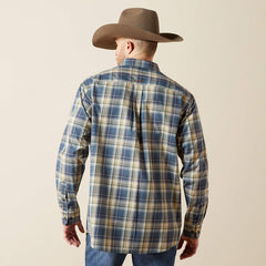 Ariat Men's Pro Series Welch Dark Blue classic Fit Shirt