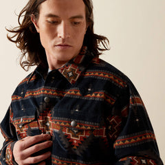 Ariat Men's Dark Grey Hensley Corduroy Retro Shirt Jacket