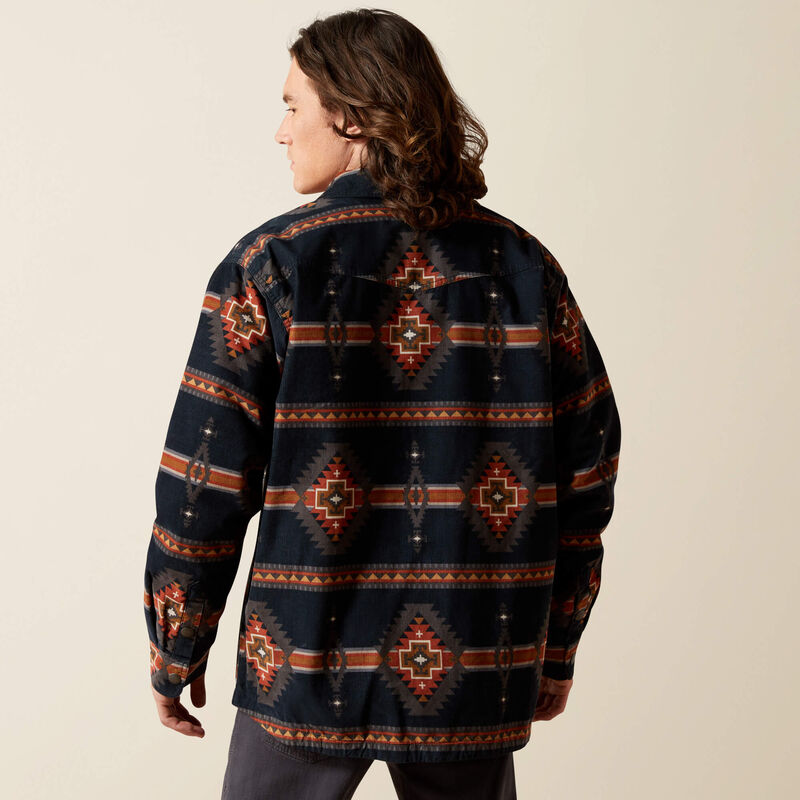 Ariat Men's Dark Grey Hensley Corduroy Retro Shirt Jacket
