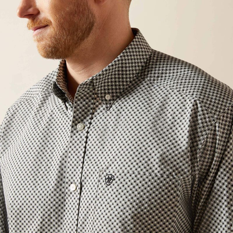 Ariat Men's Grey Tristan Classic Fit Shirt