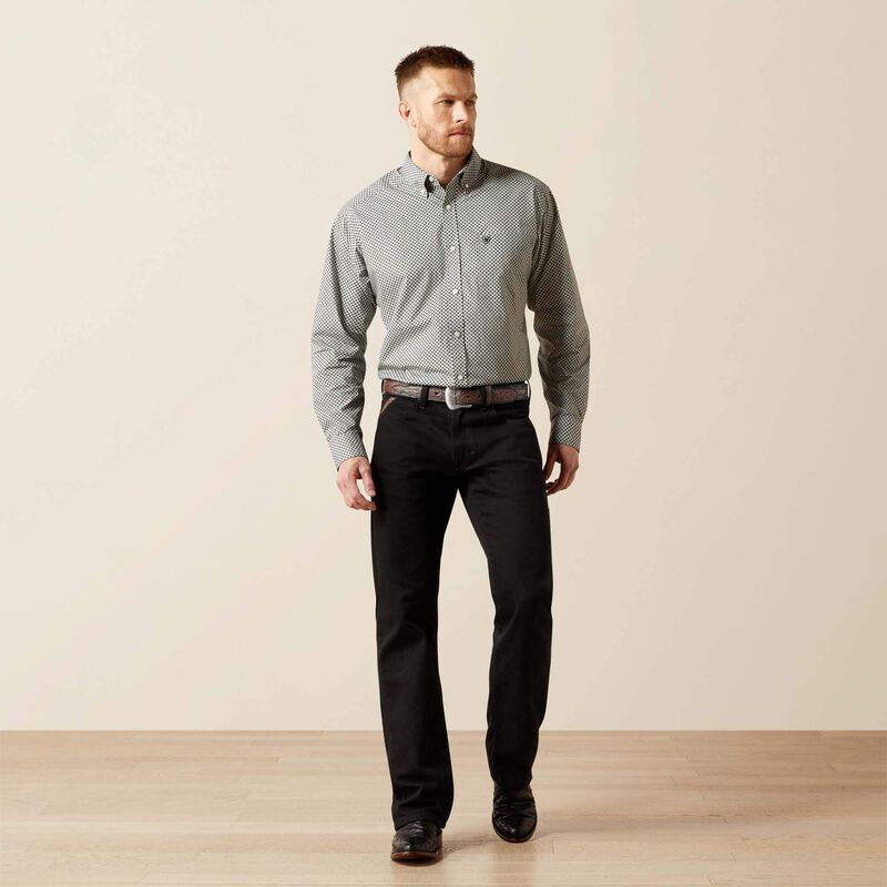 Ariat Men's Grey Tristan Classic Fit Shirt