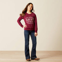 Ariat Girl's Heather Emblem Sweatshirt