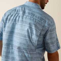 Ariat Men's Bliss Blue Printed VentTEK Outbound Classic Fit Shirt