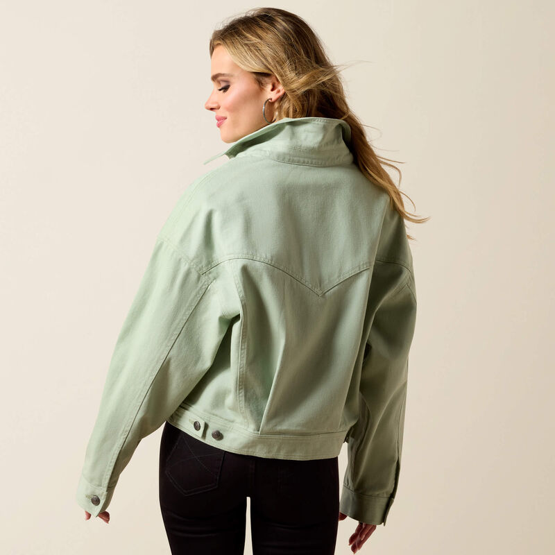 Ariat Women's Solar Cotton Silt Green Twill Jacket
