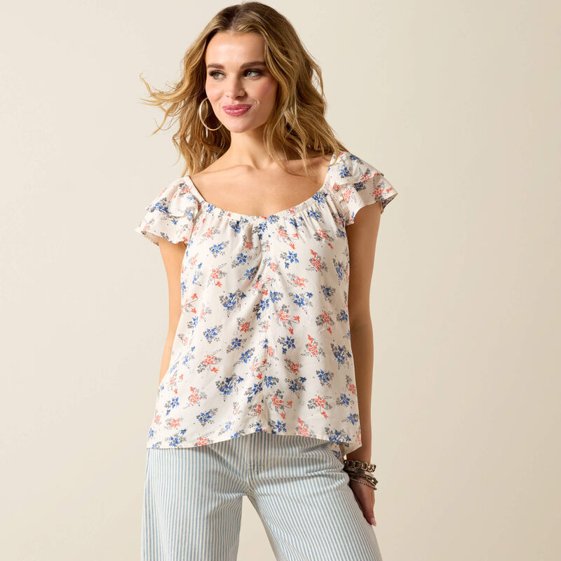 Ariat Women's Floral Print Lynn Top