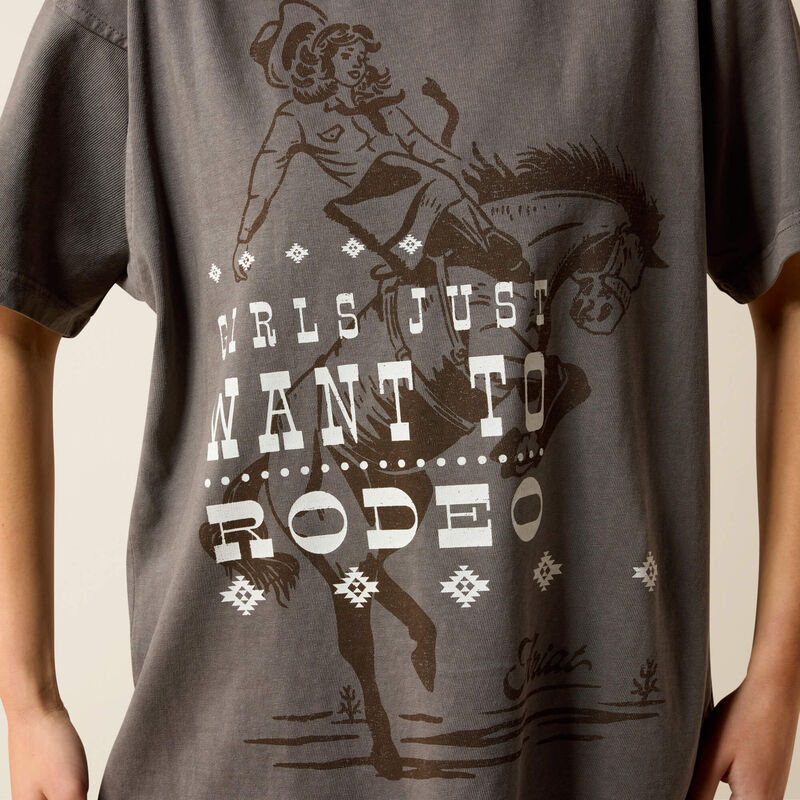Ariat Women's Tornado Cowgirl Poster Tee