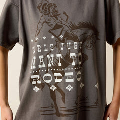 Ariat Women's Tornado Cowgirl Poster Tee