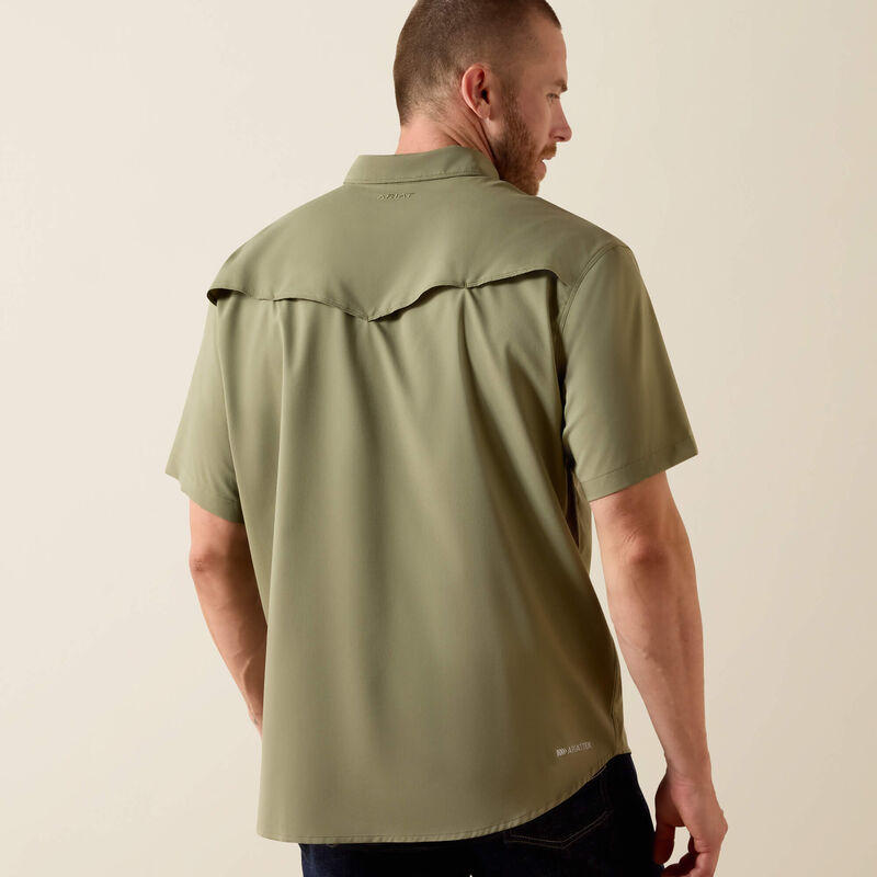 Ariat Men's Western Deep Green VentTEK Classic Fit Snap Shirt