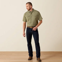 Ariat Men's Western Deep Green VentTEK Classic Fit Snap Shirt