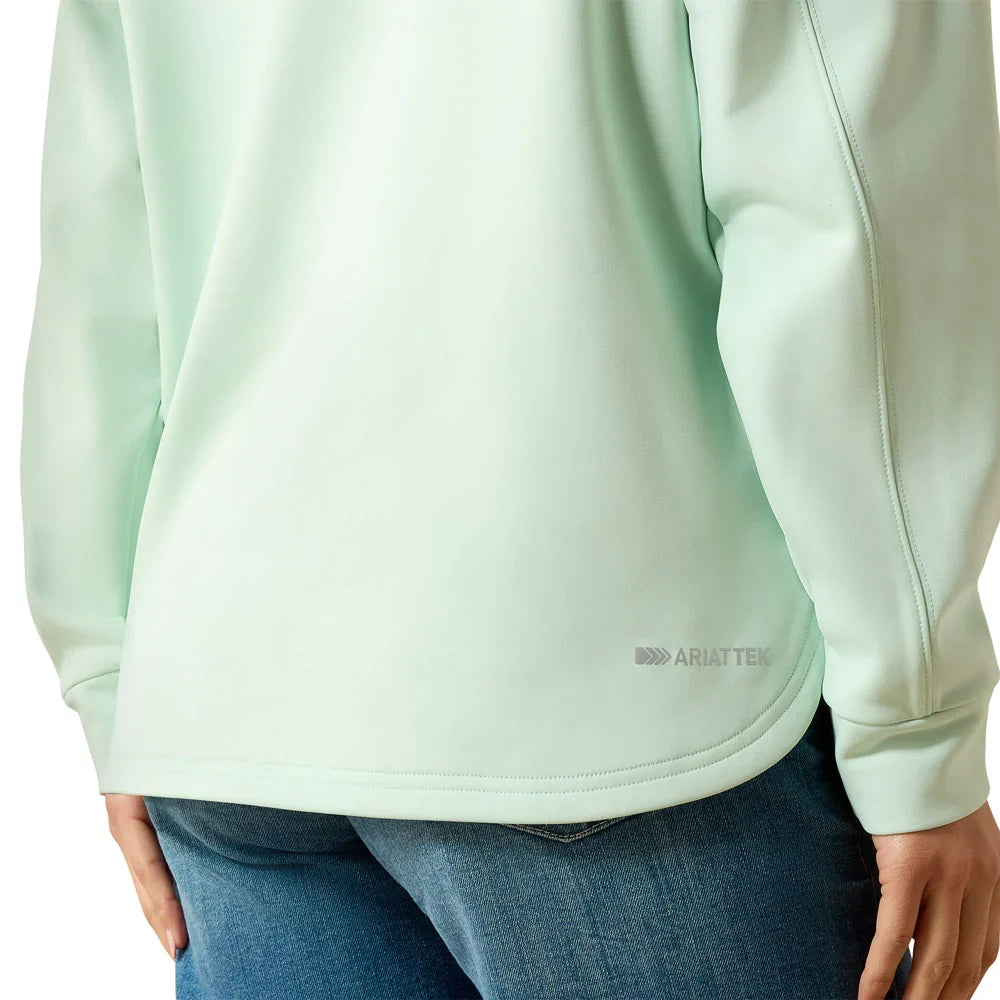 Ariat Women's Dusty Aqua Breeze 1/2 Zip Sweatshirt