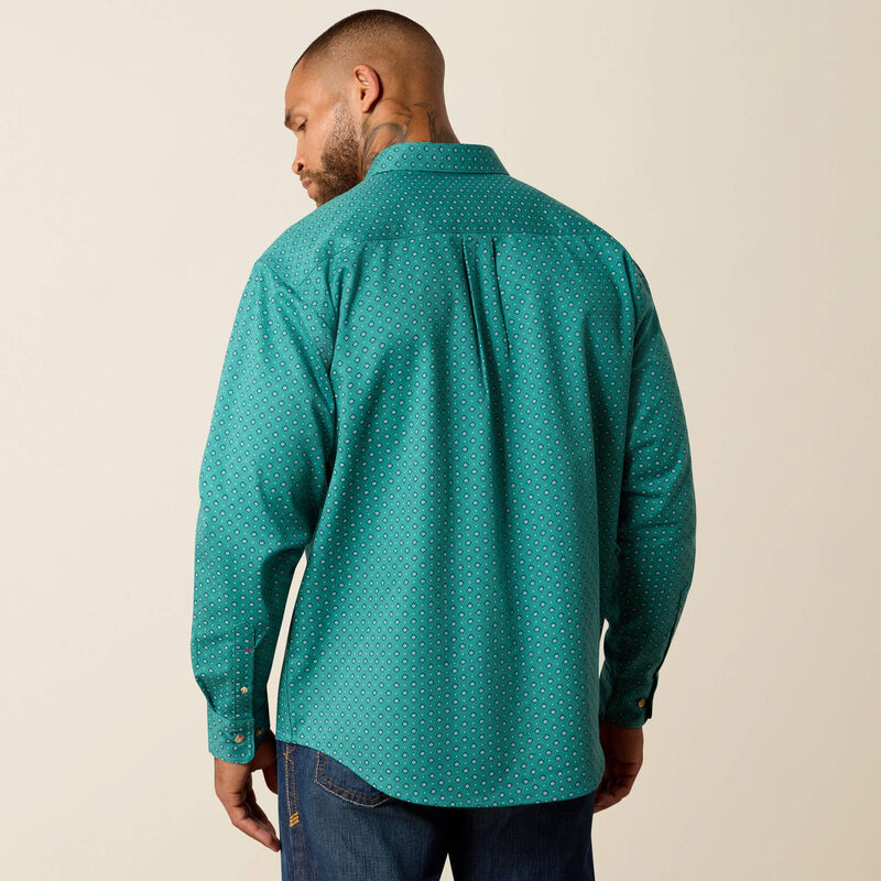 Ariat Men's FR Teal Aaron Work Shirt