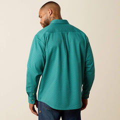 Ariat Men's FR Teal Aaron Work Shirt