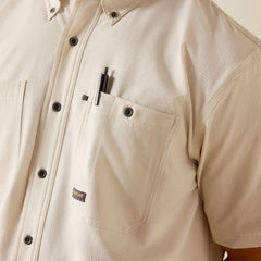 Ariat Men's Rebar Moonbeam Made Tough 360 Airflow Work Shirt