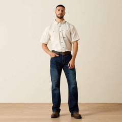 Ariat Men's Rebar Moonbeam Made Tough 360 Airflow Work Shirt