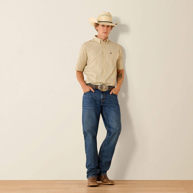 Ariat Men't Sunlight Plaid Pro Series Priestly Classic Fit Shirt