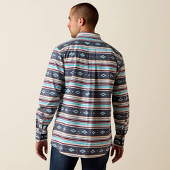 Ariat Men's Maui Blue Pluto Fitted Shirt
