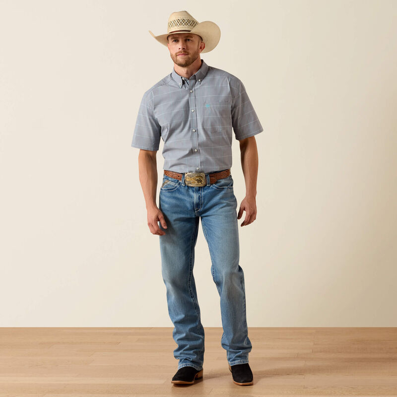 Ariat Men's Pro Series Excalibur Plaid Percie Classic Fit Shirt