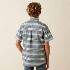 Ariat Boys Excalibur Pauline Short Sleeve Botton Up Shirt
