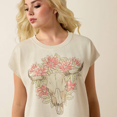 Ariat Vintage Pullover Summer Sand Tee
