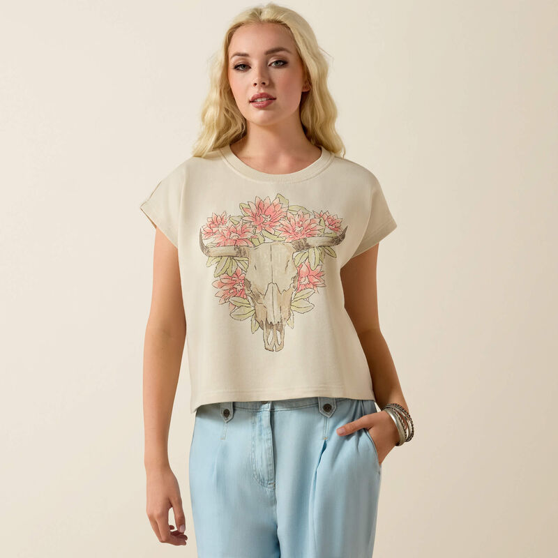 Ariat Vintage Pullover Summer Sand Tee