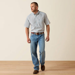 Ariat Men's Blue Elixir Southwest Print Pier Classic Fit Shirt