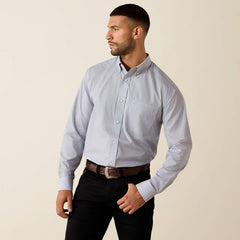 Ariat Men's Wrinkle Free Weather Vane Leandro Classic Fit Shirt