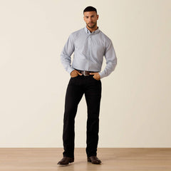 Ariat Men's Wrinkle Free Weather Vane Leandro Classic Fit Shirt