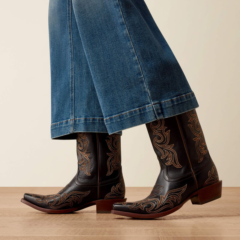 Ariat Women's Perfect Rise Jazmin Wide Leg Crop Jean