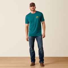 Ariat Men's Mediterranean Bison Wander Flag Classic Tee