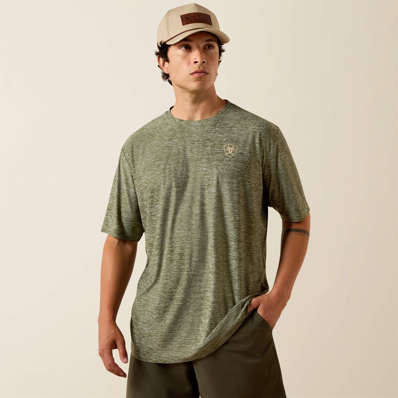 Ariat Longskull Freedom Tee | Dark Olive