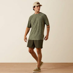 Ariat Longskull Freedom Tee | Dark Olive