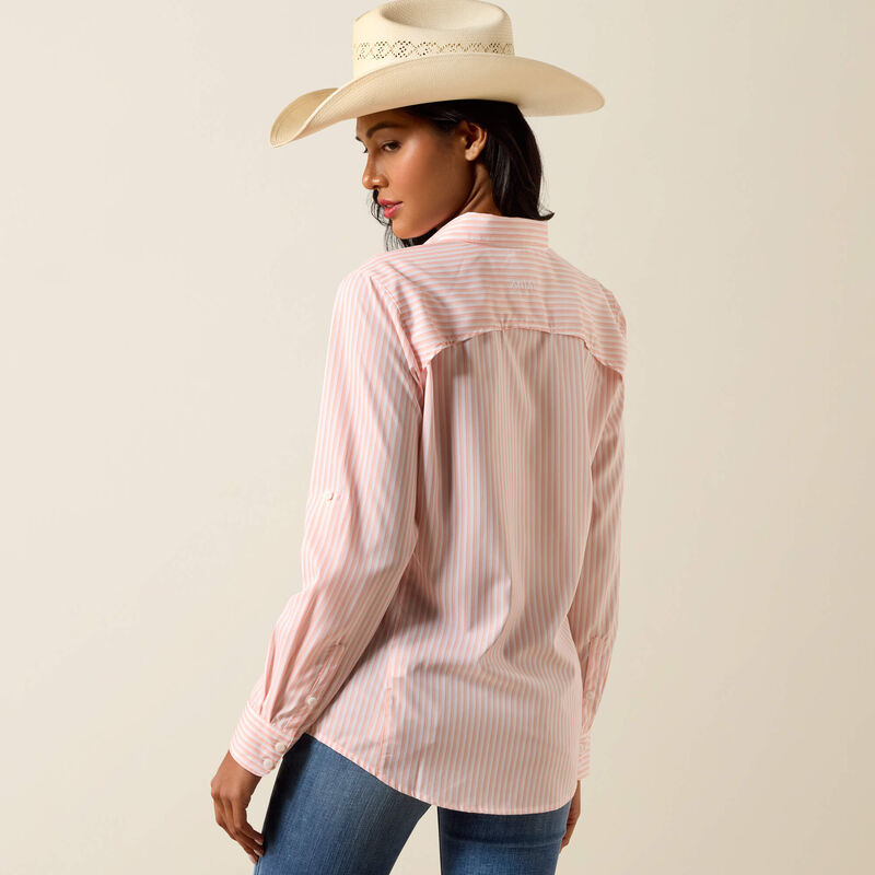 Ariat Women's Peach Stripe VentTEK Shirt
