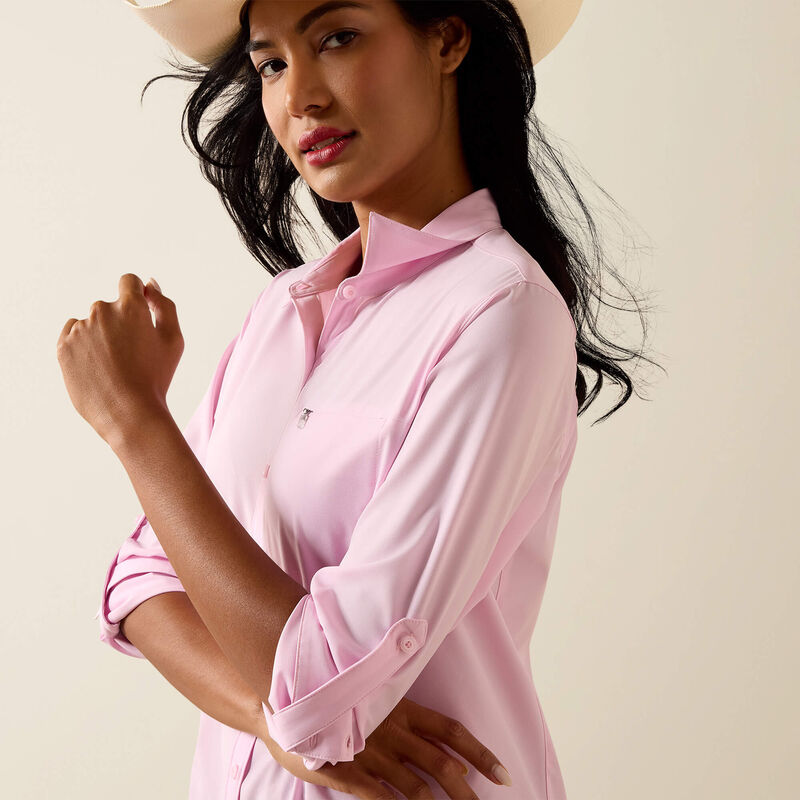 Ariat Women's Pirouette Pink VentTEK Shirt