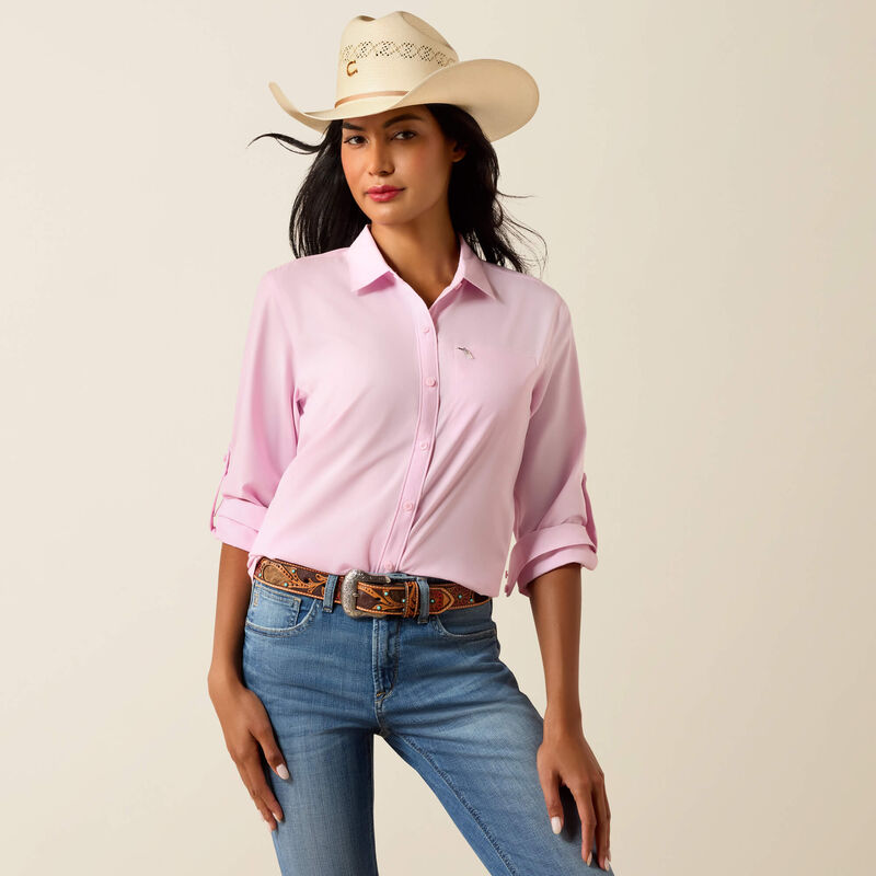 Ariat Women's Pirouette Pink VentTEK Shirt