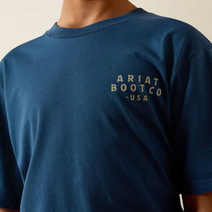 Ariat Boy's Key Largo Drop Down Eagle Tee