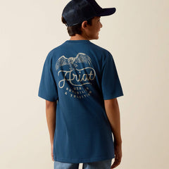 Ariat Boy's Key Largo Drop Down Eagle Tee