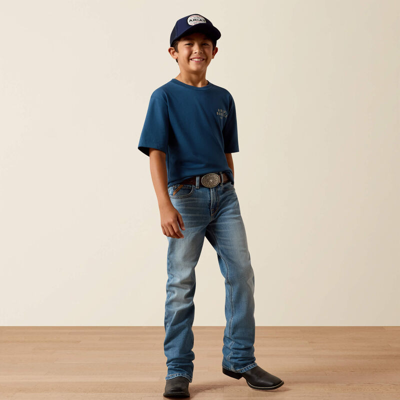 Ariat Boy's Key Largo Drop Down Eagle Tee