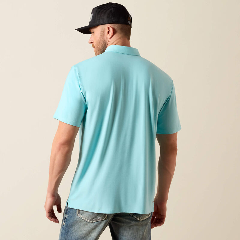 Ariat Men's Angel Blue Charger 2.0 Polo